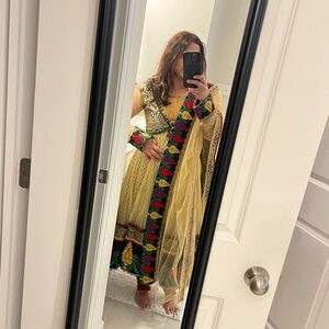 Indian 3 piece Anarkali Suit (M-L)